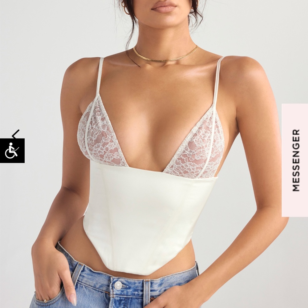 House of CB Emilee corset ivory